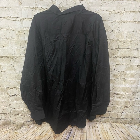 NEW KS Signature Solid Black Teflon Button Up Shirt - Picture 2 of 4